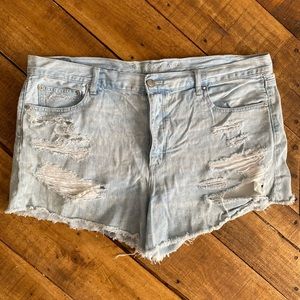 American Eagle cut off denim shorts